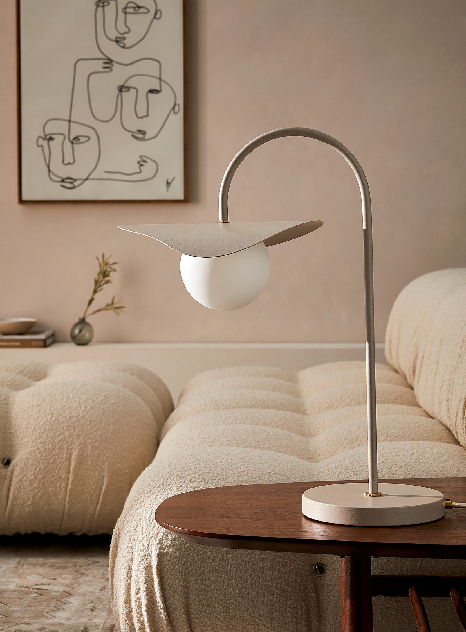 Luminaire Authentik Sopal Table Lamp In Metallic