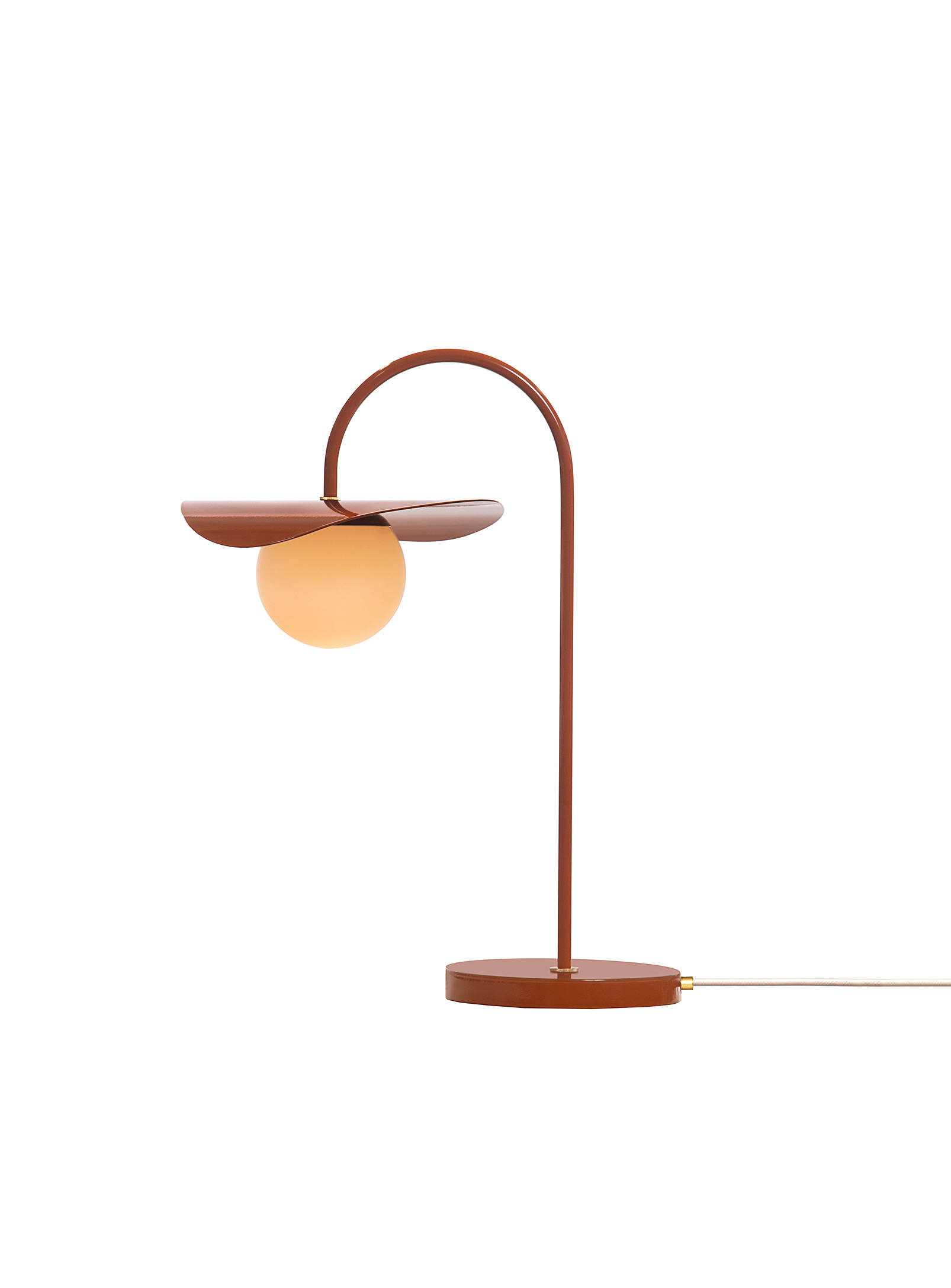 Luminaire Authentik Sopal Table Lamp In Medium Orange