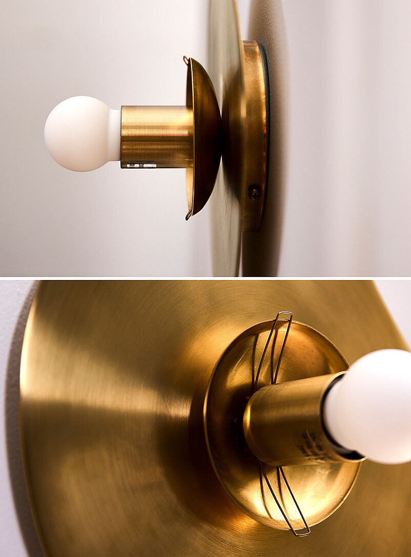 Nopal brass asymmetrical light fixture product image 3