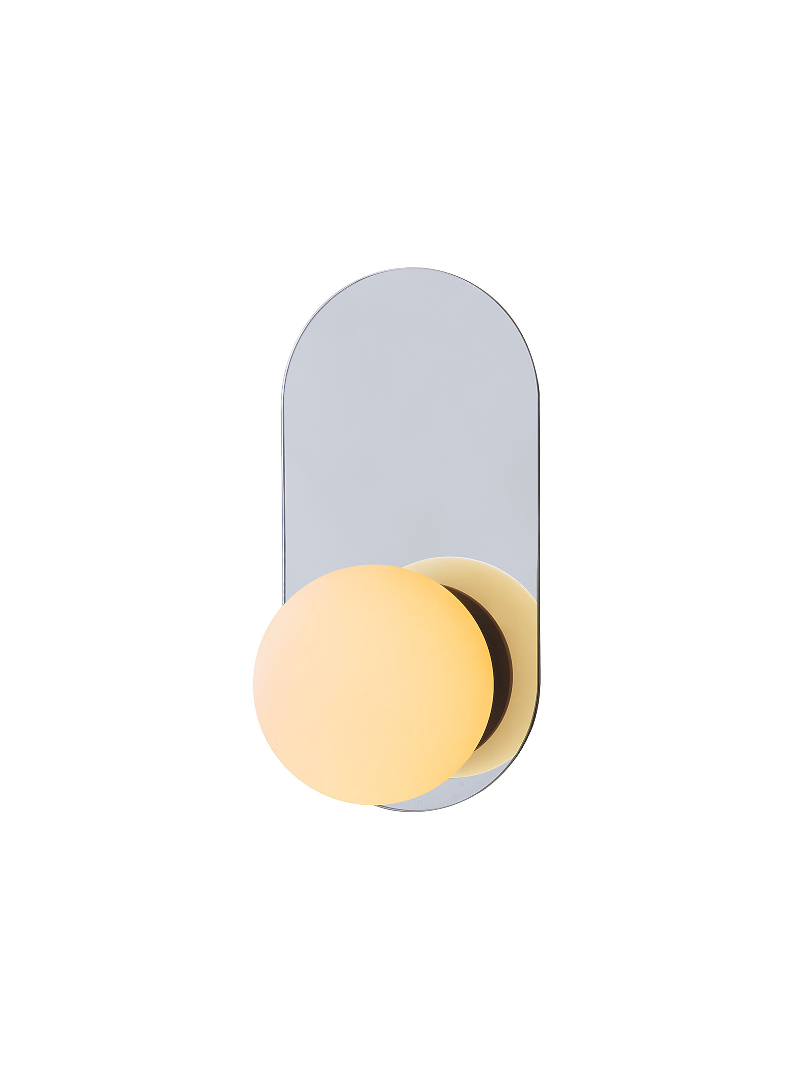 LUMINAIRE AUTHENTIK ARCH GLOSSY CHROME WALL SCONCE