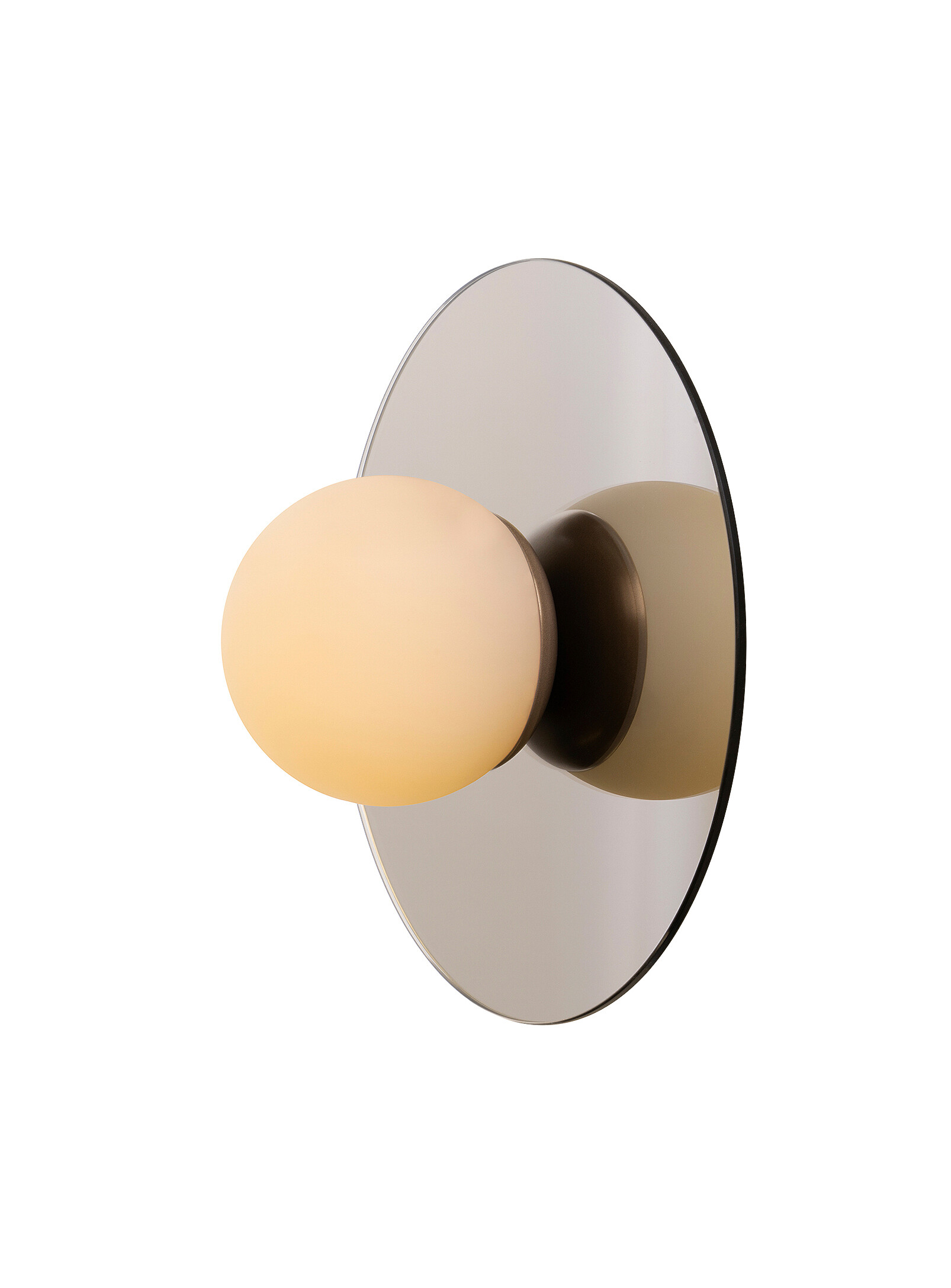 LUMINAIRE AUTHENTIK KREMA GLOSSY FINISH CHROME WALL SCONCE