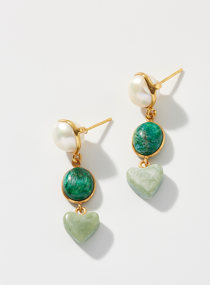 HANNAN Khaki Romantic earrings for women