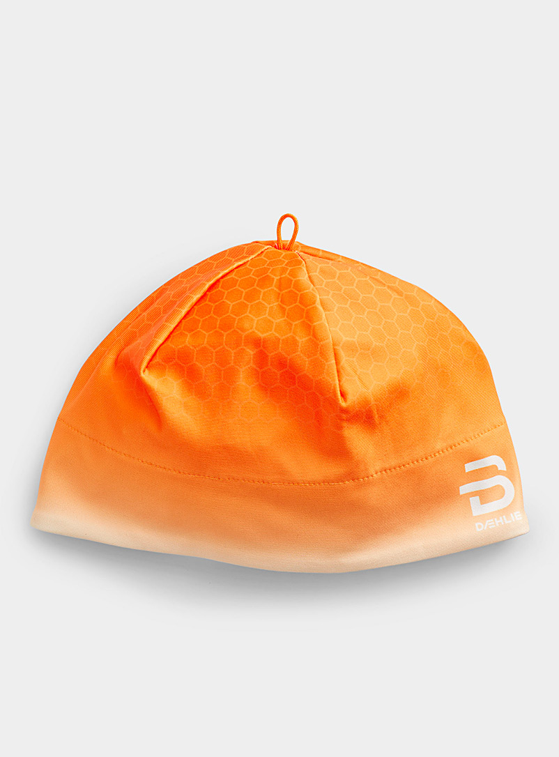 Bjorn Daehlie Orange Vibrant graded microfibre tuque for women