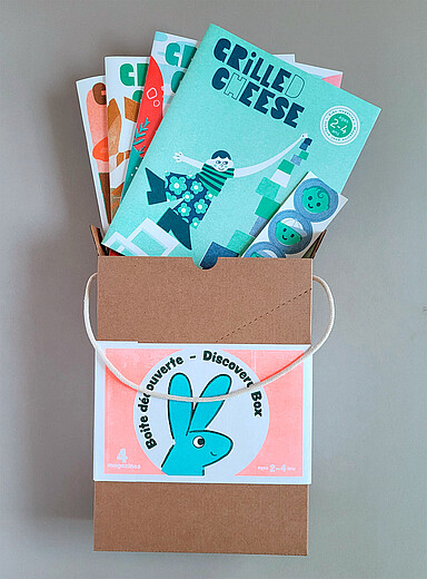 4-magazine discovery box Ages 2 to 4