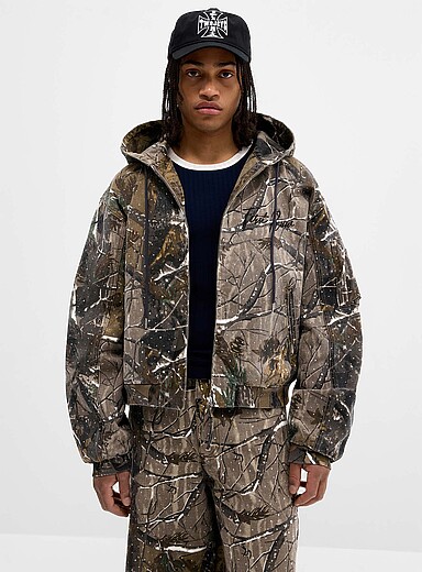 Le blouson clout&eacute; camouflage