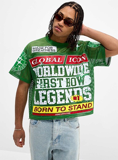 Le t-shirt en filet l&eacute;gende #1