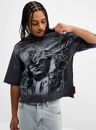 Le t-shirt graphique cit&eacute; utopique