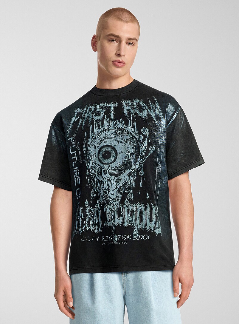 USA FOIL Graphic T-shirt: Blue