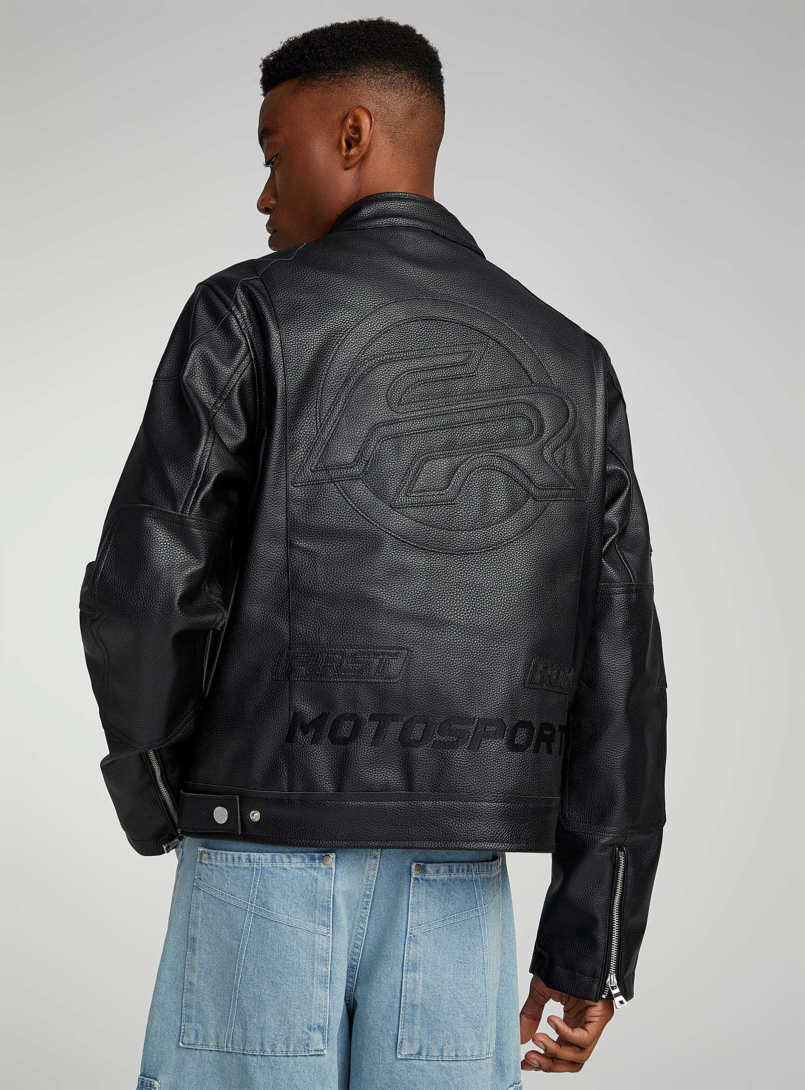 First Row - La veste moto faux cuir
