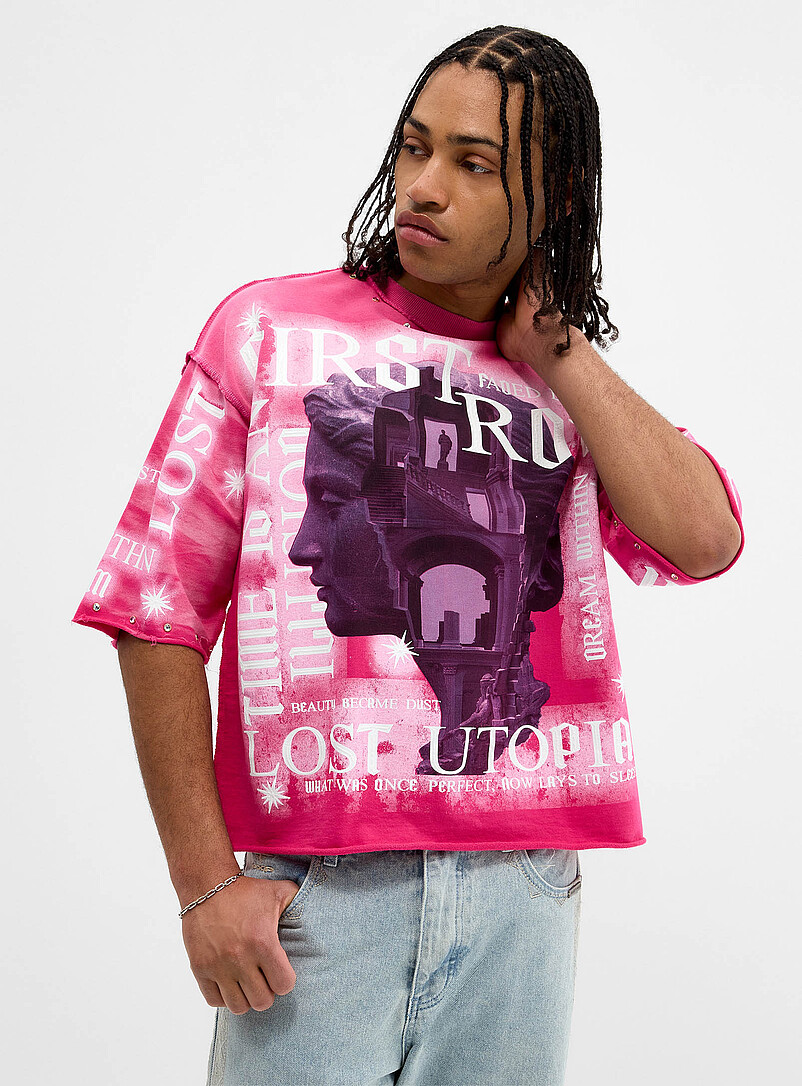 Lost Utopia graphic T-shirt product image 2