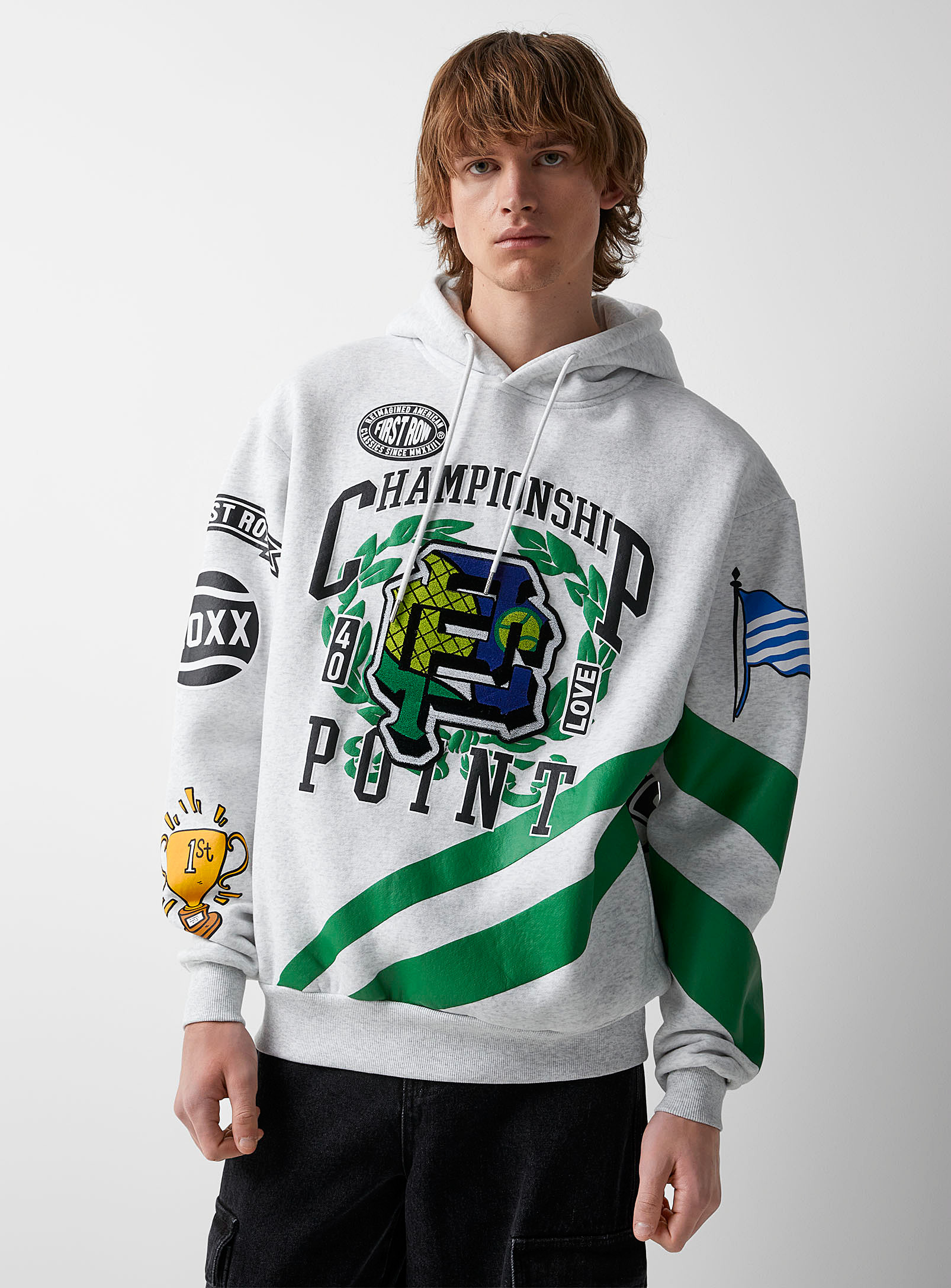 First Row - Men's Tennis graphic hoodie