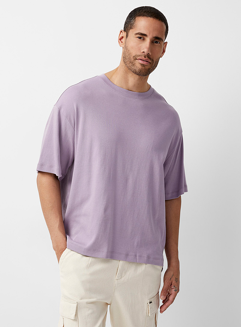 Le 31 Lilacs Oversized colourful T-shirt for men