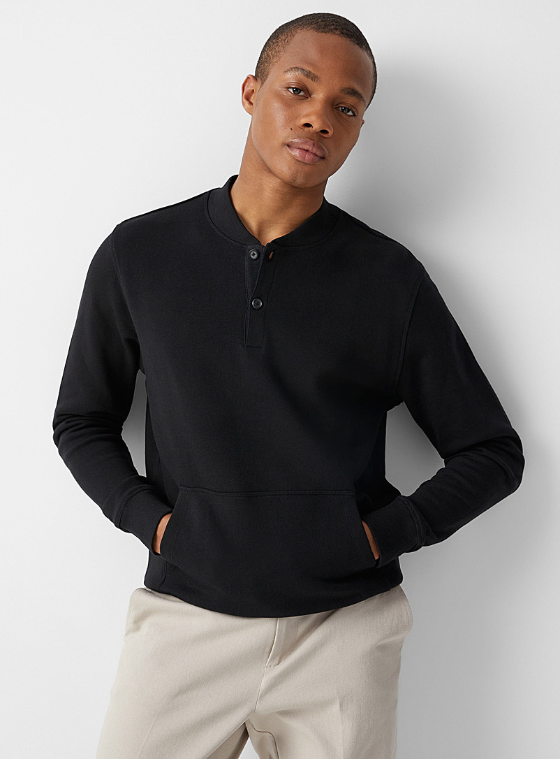 Athletic Henley sweatshirt | Le 31 | Men's Hoodies u0026 Sweatshirts | Simons