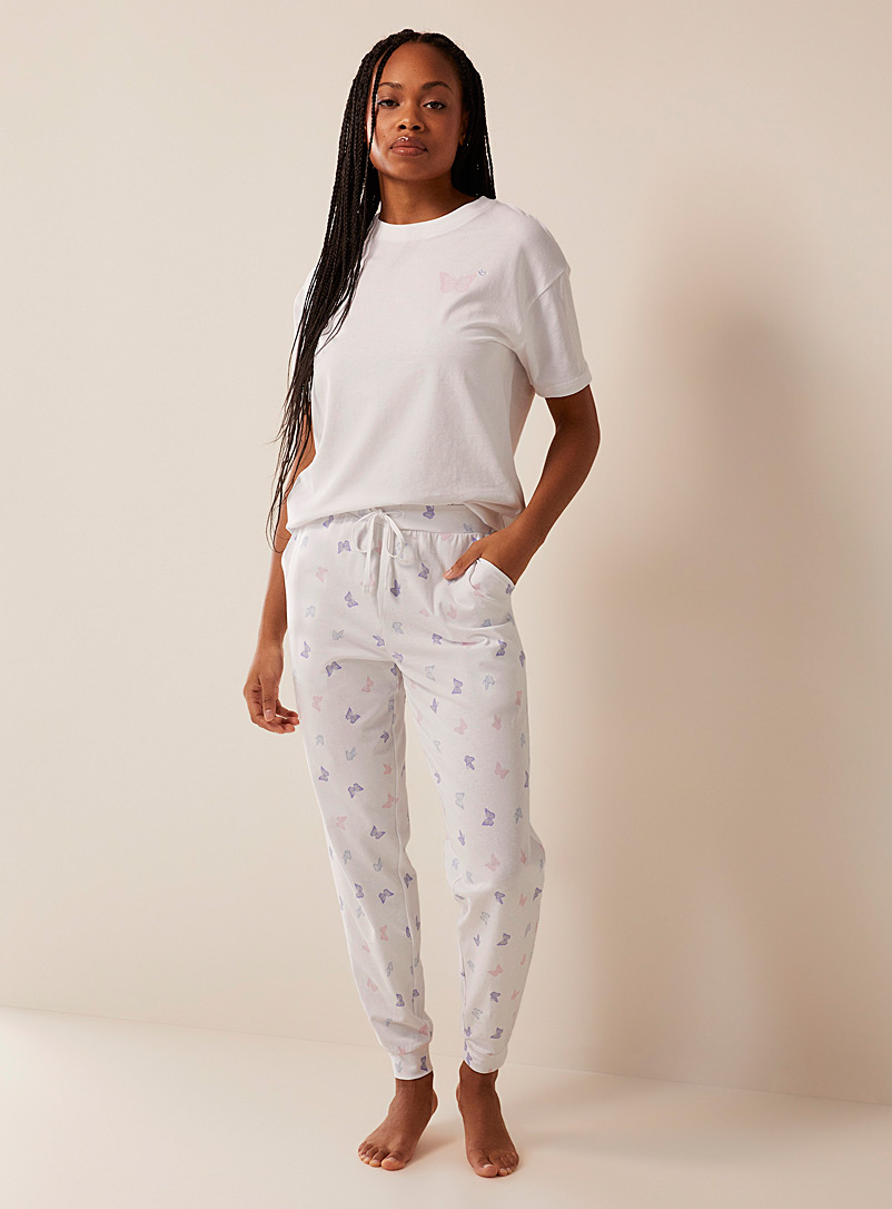Playful pattern lounge jogger, Miiyu x Twik, Shop Women's Sleep Shorts  Online