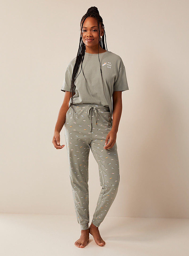 Soft checkered flannel lounge pant, Miiyu, Shop Women's Sleep Shorts  Online