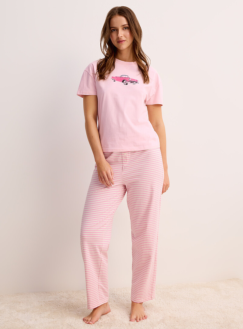 Miiyu x Twik: Le t-shirt d&eacute;contract&eacute; extensible Rose pour femme