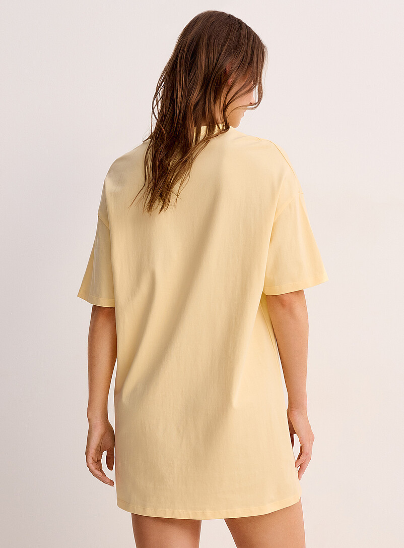 Miiyu x Twik: Le t-shirt de nuit d&eacute;contract&eacute; ludique Gris &agrave; motifs pour femme