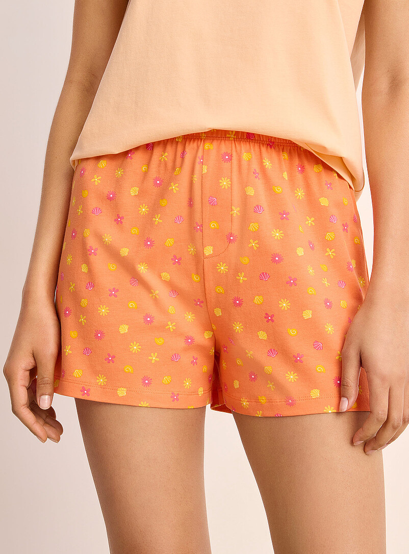 Miiyu x Twik: Le short pyjama extensible Rose pour femme