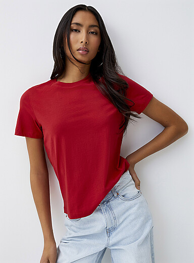 Short-sleeve crew-neck tee <b>Relaxed fit</b>