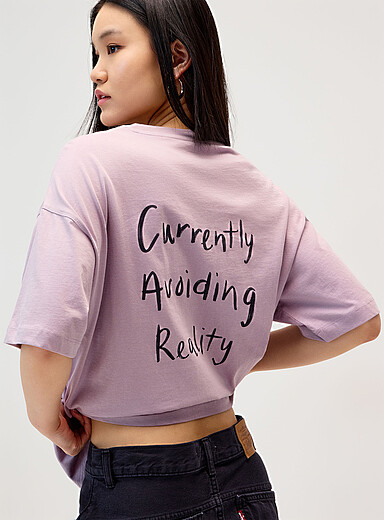 Oversized graphic-print T-shirt