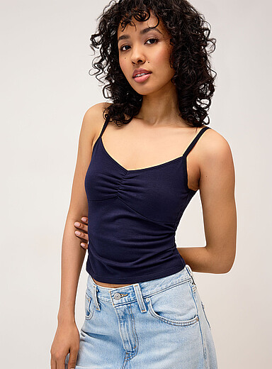 Ruched centre cami