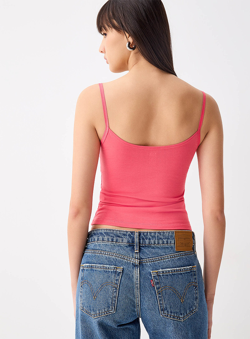 Twik Slate Blue Ruched centre cami for women