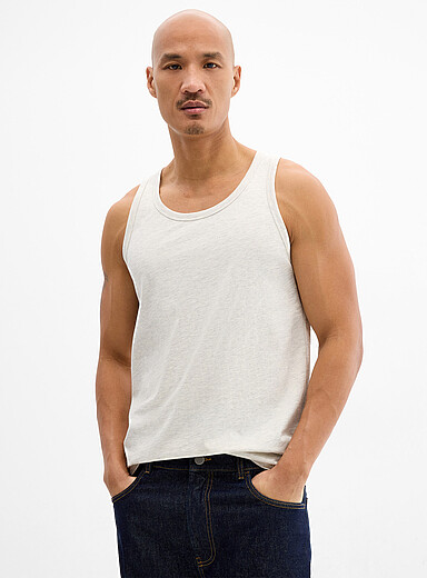 100% organic cotton tank <b>Standard fit</b>
