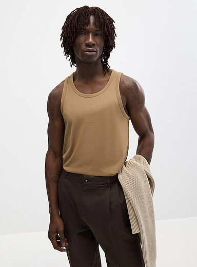 100% organic cotton tank <b>Standard fit</b>