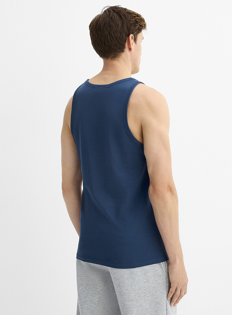 Le 31: La camisole pur coton biologique <b>Coupe standard</b> Blanc pour homme