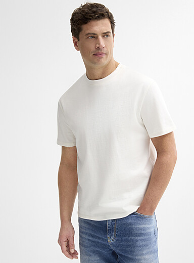 Le t-shirt jersey dense <b>Coupe confort</b>