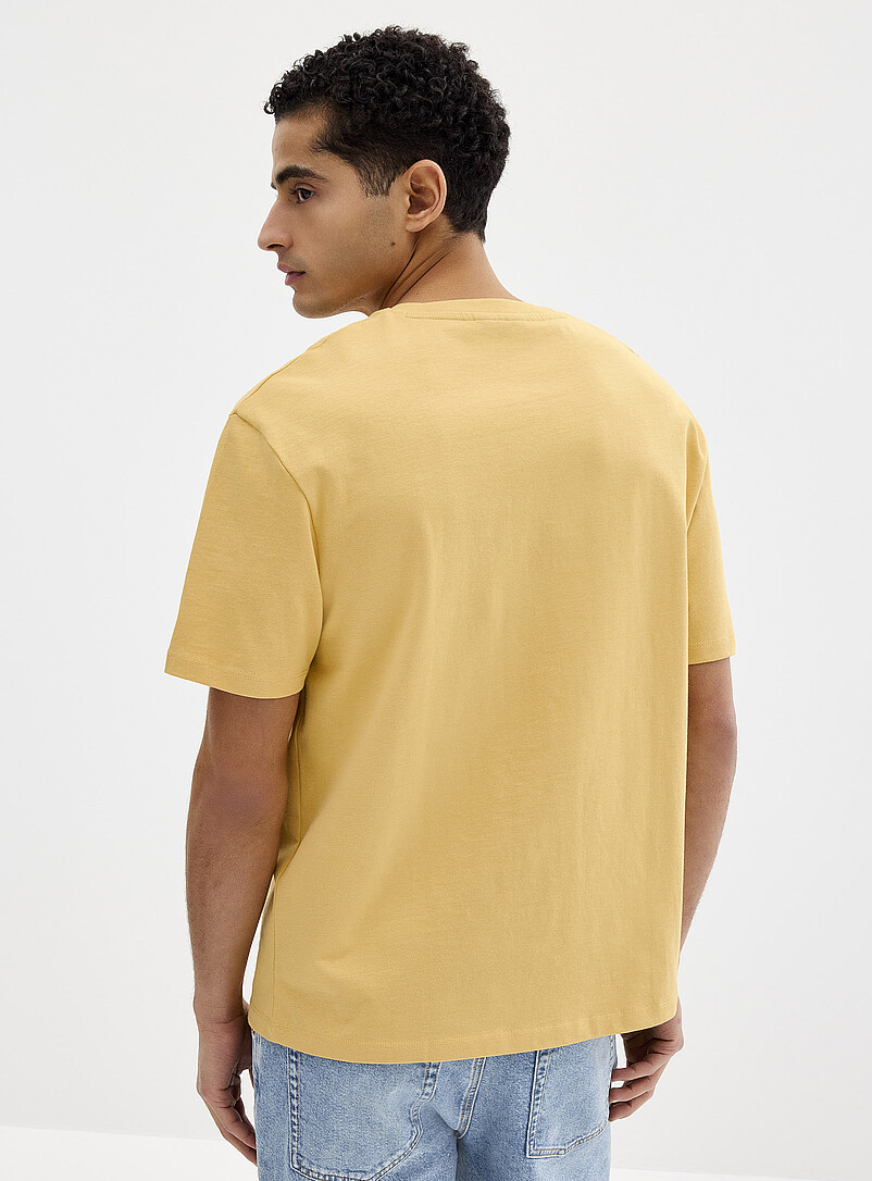 Le 31: Le t-shirt jersey dense <b>Coupe confort</b> Vert pour homme