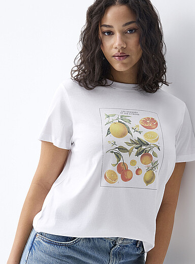 Le t-shirt imprim&eacute; <b>Coupe d&eacute;contract&eacute;e</b>