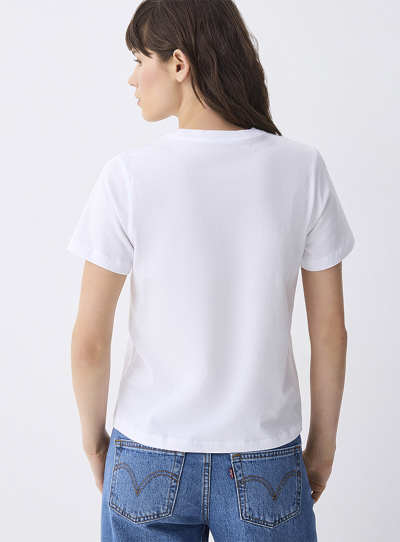 Twik: Le t-shirt imprim&eacute; <b>Coupe d&eacute;contract&eacute;e</b> P&ecirc;che pour femme