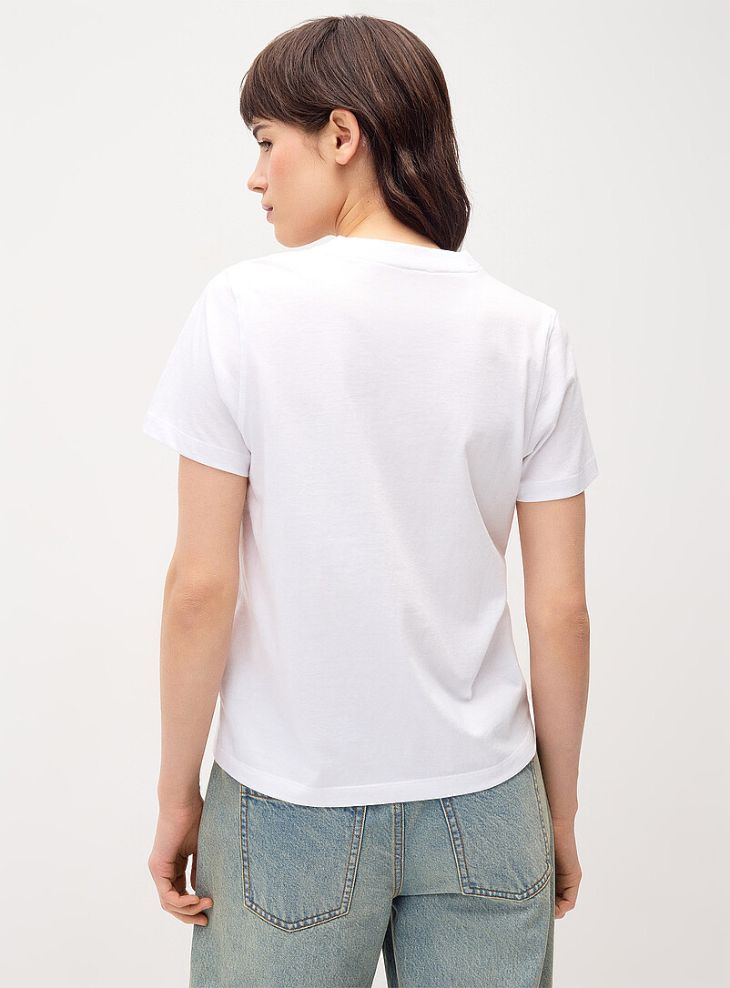 Twik: Le t-shirt imprim&eacute; <b>Coupe d&eacute;contract&eacute;e</b> P&ecirc;che pour femme