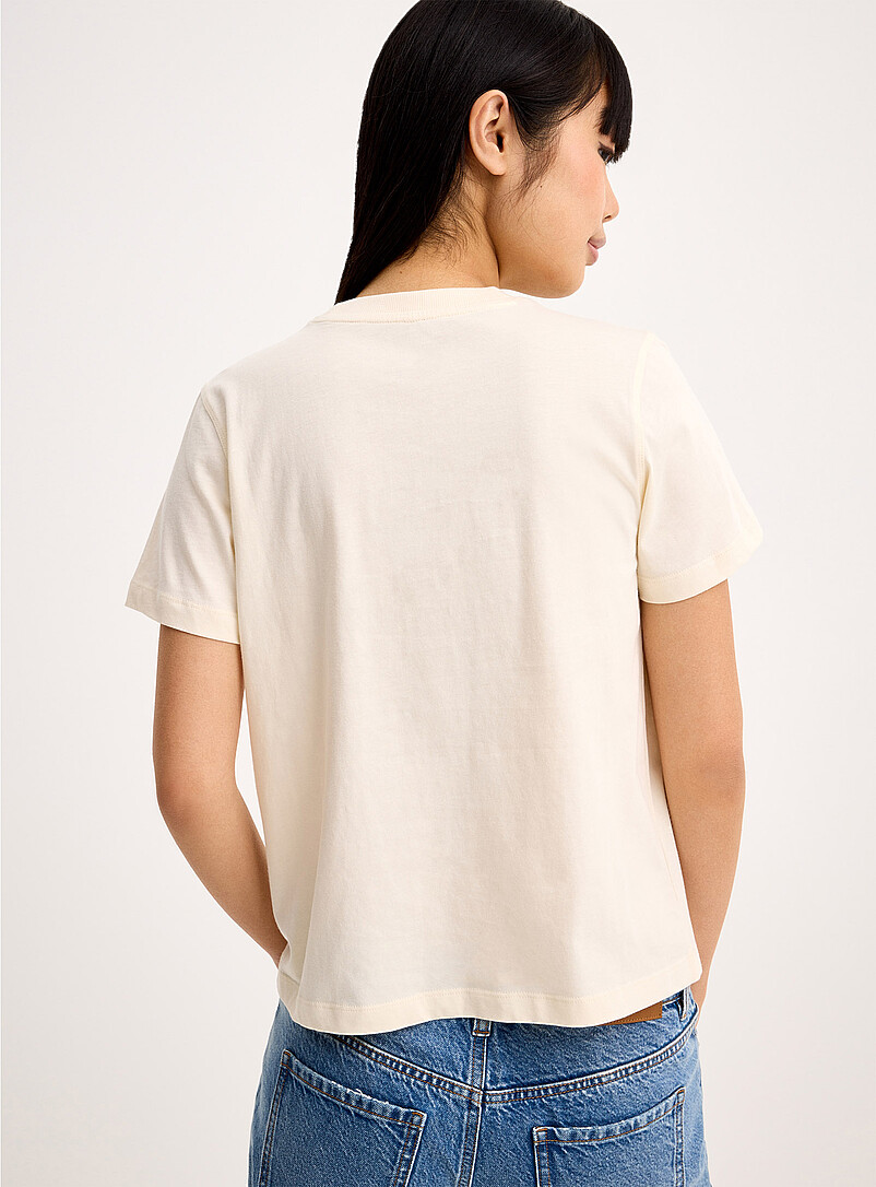 Twik: Le t-shirt imprim&eacute; <b>Coupe d&eacute;contract&eacute;e</b> P&ecirc;che pour femme