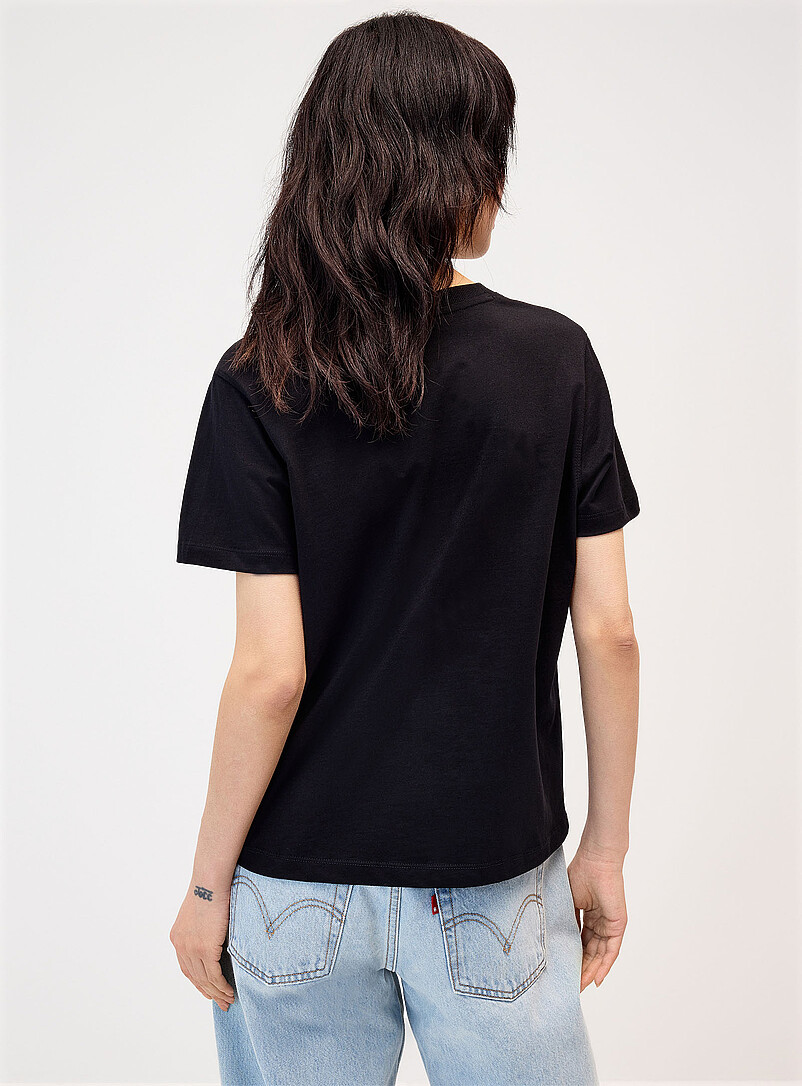 Twik: Le t-shirt imprim&eacute; <b>Coupe d&eacute;contract&eacute;e</b> P&ecirc;che pour femme