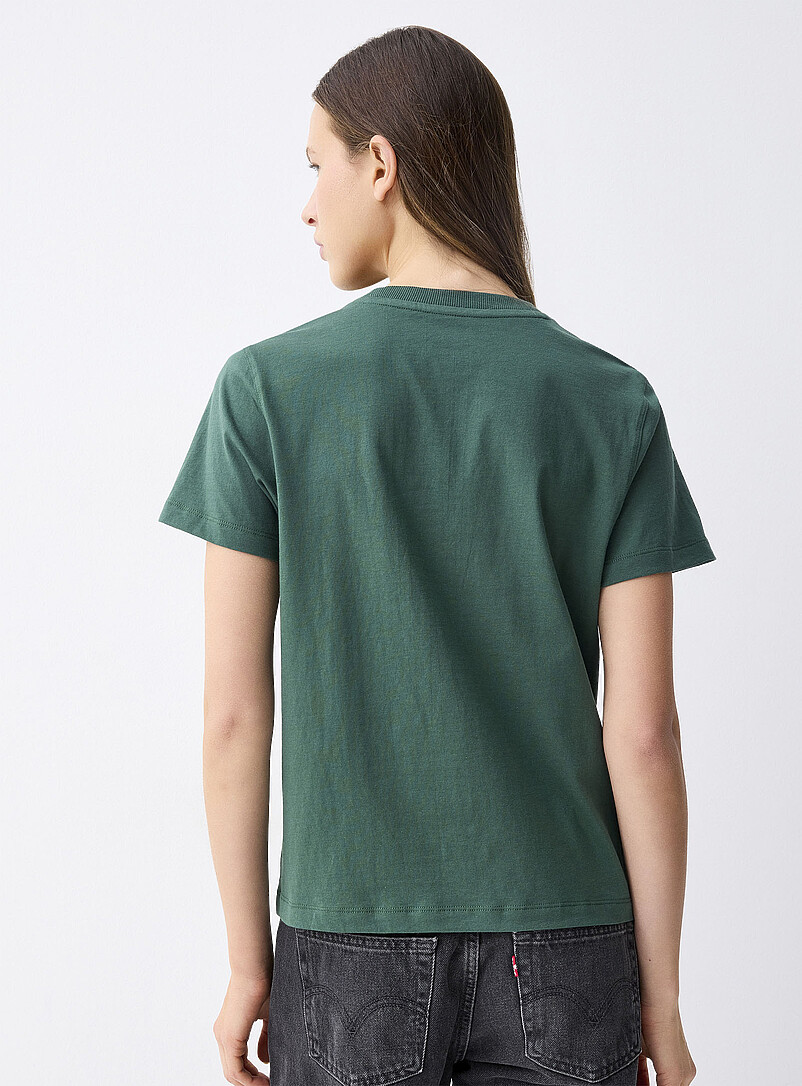 Twik: Le t-shirt imprim&eacute; <b>Coupe d&eacute;contract&eacute;e</b> P&ecirc;che pour femme