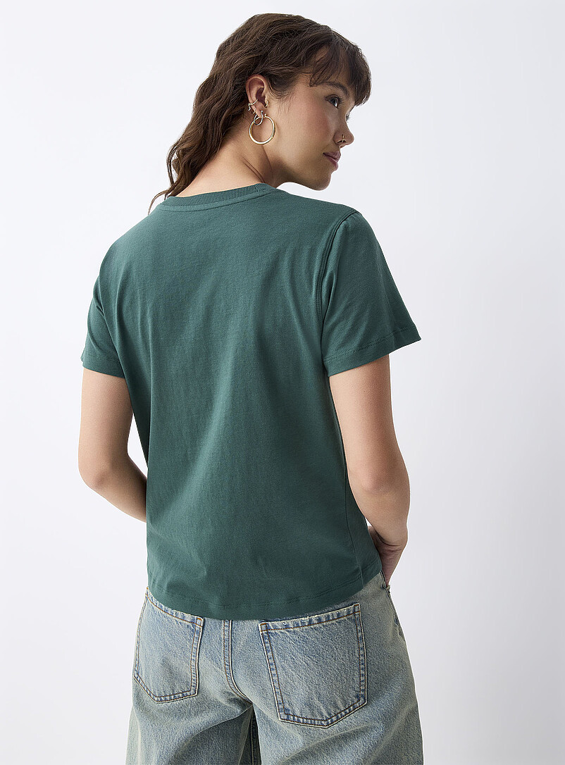 Twik: Le t-shirt imprim&eacute; <b>Coupe d&eacute;contract&eacute;e</b> P&ecirc;che pour femme