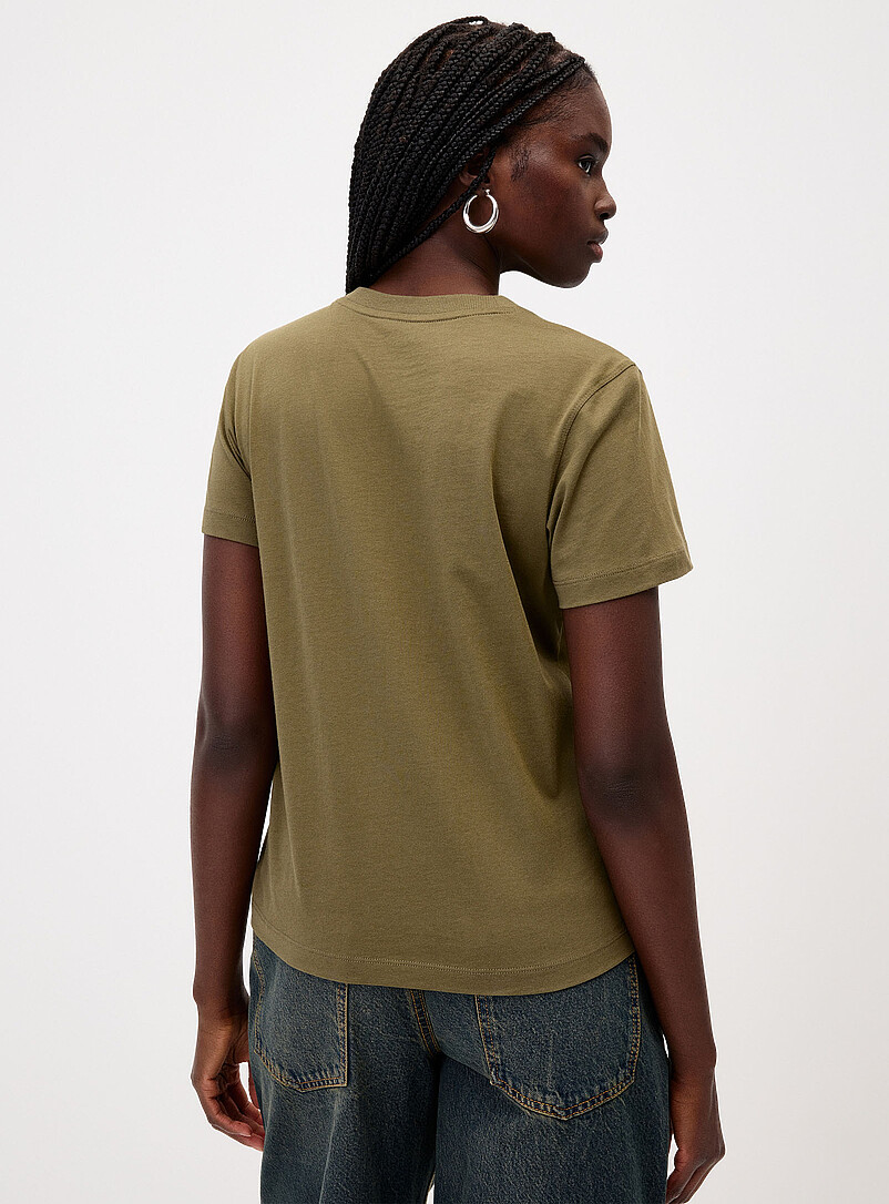 Twik: Le t-shirt imprim&eacute; <b>Coupe d&eacute;contract&eacute;e</b> P&ecirc;che pour femme
