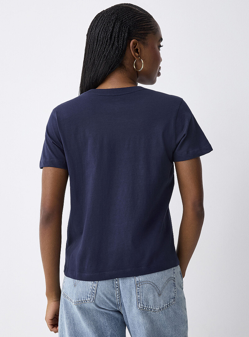 Twik: Le t-shirt imprim&eacute; <b>Coupe d&eacute;contract&eacute;e</b> P&ecirc;che pour femme