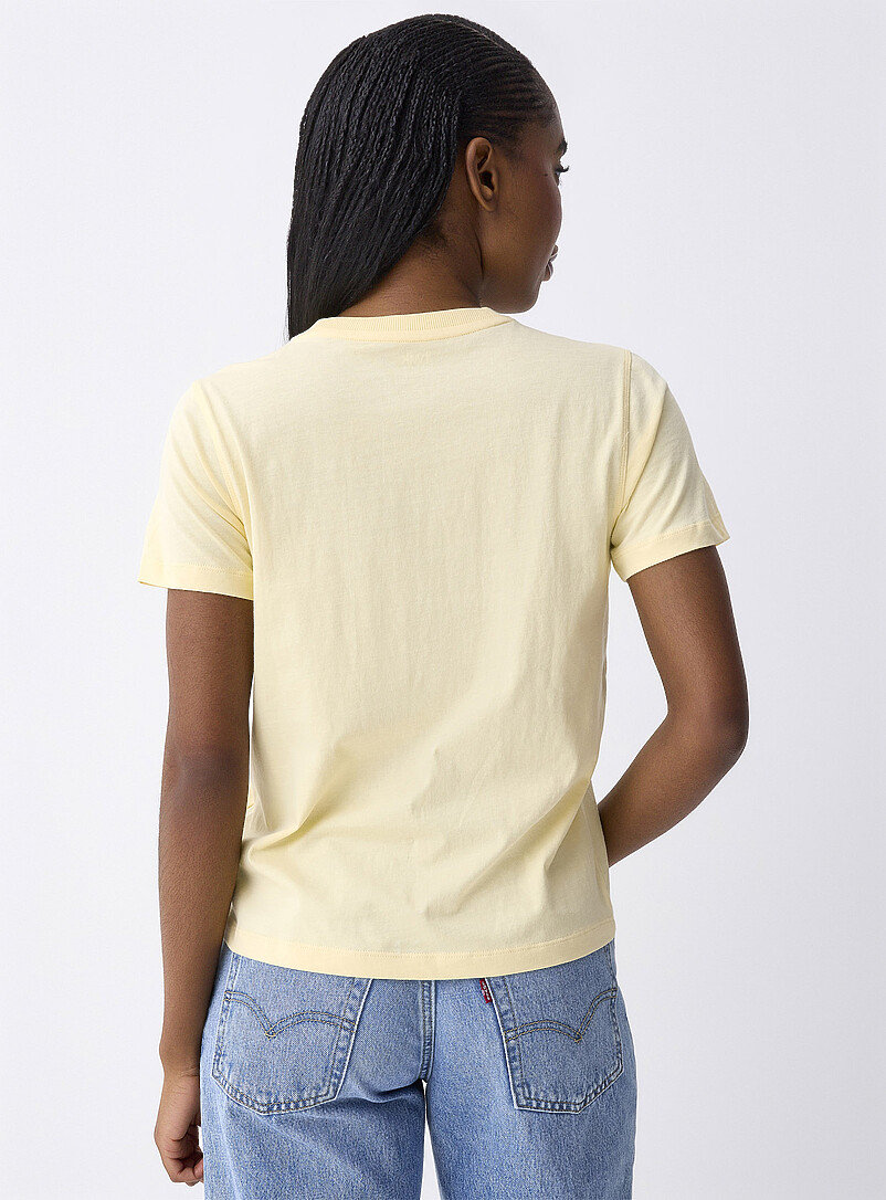 Twik: Le t-shirt imprim&eacute; <b>Coupe d&eacute;contract&eacute;e</b> P&ecirc;che pour femme