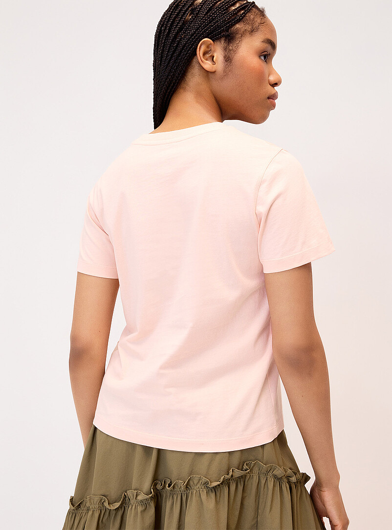 Twik: Le t-shirt imprim&eacute; <b>Coupe d&eacute;contract&eacute;e</b> P&ecirc;che pour femme