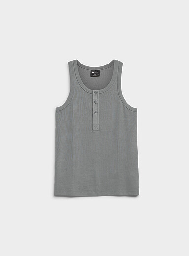 La camisole henley jersey c&ocirc;tel&eacute;
