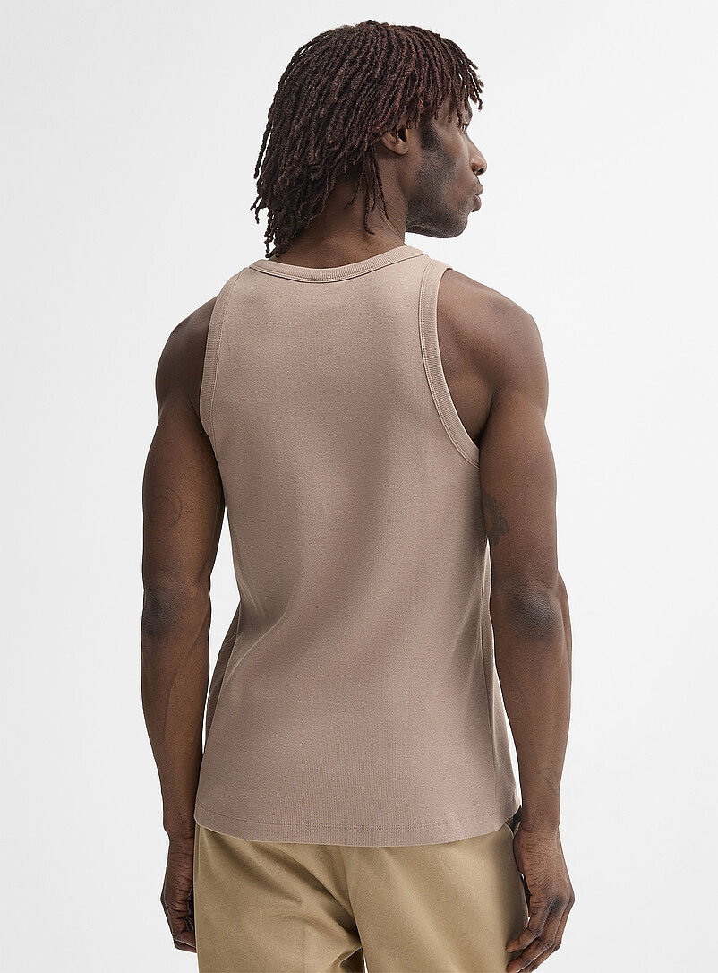 Le 31: La camisole jersey extensible c&ocirc;tel&eacute; Ivoire - Beige cr&egrave;me pour homme