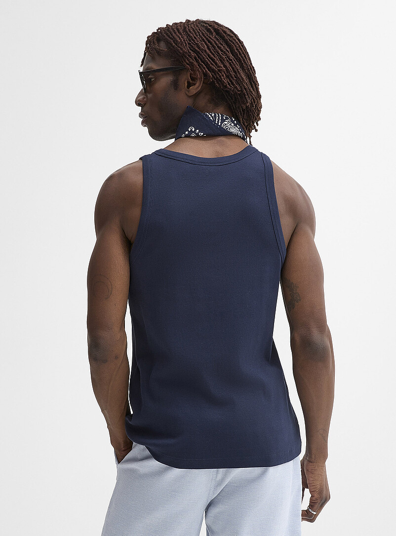 Le 31: La camisole jersey extensible c&ocirc;tel&eacute; Ivoire - Beige cr&egrave;me pour homme