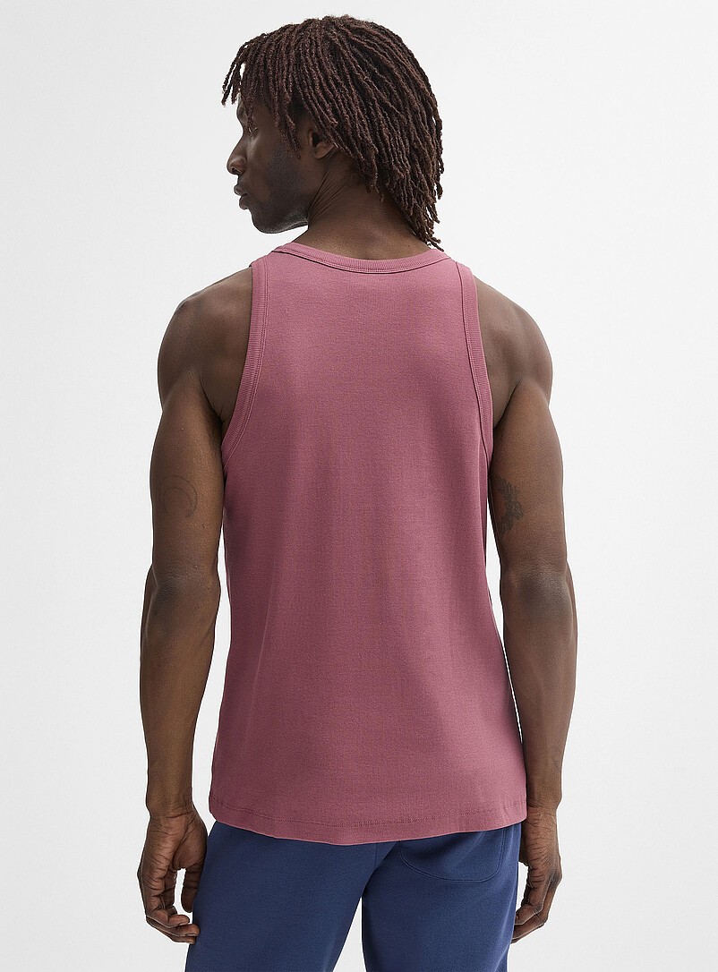 Le 31: La camisole jersey extensible c&ocirc;tel&eacute; Ivoire - Beige cr&egrave;me pour homme