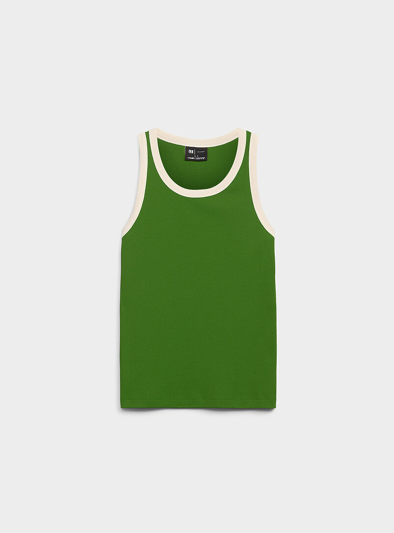Le 31: La camisole r&eacute;tro Noir pour homme