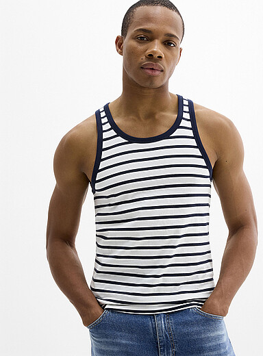La camisole rayures marini&egrave;res <b>Coupe standard</b>