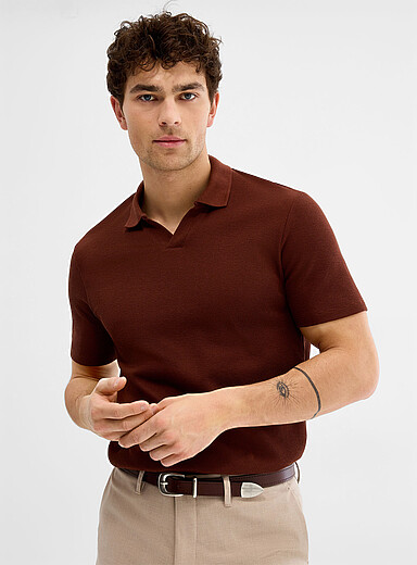 Le polo col Johnny gaufr&eacute;