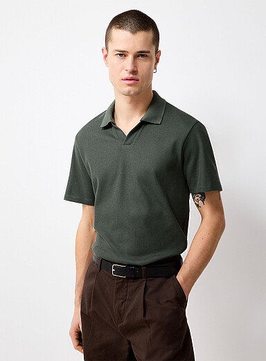Le polo col Johnny gaufr&eacute;